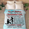 Customized Blanket for Couples, Best Gift for Your Life Partner with Quotes, Wedding Anniversary, Valentine's day gifts, Birthday Gift, Supersoft And Cozy Blanket