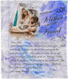 Custom photo blanket for mom, Always My Mother Forever My Friend, Gift For birthday, Mother's Day, Thanksgiving, Proudly Printed from USA