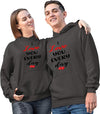 I Love You Everyday, Unisex Hoodies, Kangaroo Pocket, For Couples