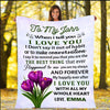 Customized Fleece Blankets for Couples, Best Gift for Your Life Partner with Quotes, Valentine's Day, Birthday Gift, Super Soft and Cozy Blanket