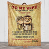 Personalized Blanket for Wife, Gift from Husband for Anniversary, Birthday, Thanksgiving, Christmas, to My Wife I Love You Best and Premium Quality Super Soft and Warm Blanket, Printed in USA