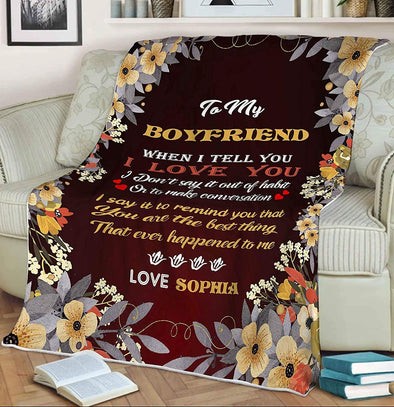 Custom Blanket, Custom Couple Gifts, Presents from Love, Personalized Blankets for The Closest One to Your Heart Custom Blanket Couple