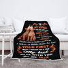 Personalized Couple's Blanket with Names and Quotes - Perfect Wedding or Valentine's Day Gift for Them. Ultra-Soft Blanket