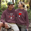 My Lifeline, Unisex Hoodies, Kangaroo Pocket, For Couples, Couple Hoodie