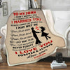 Customized Blanket for Couples, Best Gift for Your Life Partner with Quotes, Wedding Anniversary, Valentine's Day Gifts, Birthday Gift, Supersoft and Cozy Blanket