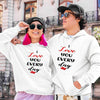 I Love You Everyday, Unisex Hoodies, Kangaroo Pocket, For Couples