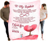 Marrying You Was The Best Decision, Customized Premium Quality Fleece Blanket for Couples, Best Gift for Your Life Partner with Quotes, Valentine's day, Birthday Gift, Super soft And Cozy Blanket