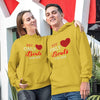 My Heart Only Beats For Him Her, Unisex Hoodies For Couples