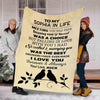 Meeting You Was Fate Becoming Your Friend, Customized Fleece Blanket for Couple, Best Gift for Couples with Partner names, Anniversary, Valentine, Birthday Gifts, Supersoft And Cozy Blanket