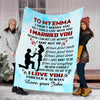 Customized Blanket for Couples, Best Gift for Your Life Partner with Quotes, Wedding Anniversary, Valentine's day gifts, Birthday Gift, Supersoft And Cozy Blanket