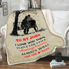 Customized Blanket for Couples with Their Partner's Name, Custom Gift with Quotes, Wedding, Anniversary, Valentine's Day Gift for her, Cozy and Supersoft Blanket