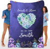Customized Premium Quality Fleece Blanket for Couples, Best Gift for Your Life Partner with beautiful print and vibrant color, Valentine's day, Birthday Gift, Super soft And Cozy Blanket