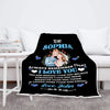 Stronger Than You Seem, Customized Fleece Blankets for Couples, Best Gift for Your Life Partner with Quotes, Valentine's day gifts, Anniversary, Birthday Gift, Super soft And Cozy Blanket