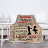 Customized Blanket for Couples, Best Gift for Your Life Partner with Quotes, Wedding Anniversary, Valentine's Day Gifts, Birthday Gift, Supersoft and Cozy Blanket