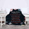 Personalized Couple's Blanket: Custom Gift with Partner's Names and Quotes - Perfect for Weddings, Valentine's Day - Super Soft and Cozy Throw for Them