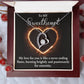 FOREVER LOVE NECKLACE WITH MESSAGE CARD FOR MY SOULMATE, ANNIVERSARY AND BIRTHDAY GIFT FOR HER, JWELERY NECKLACE FOR WIFE/GIRLFRIEND