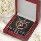 FOREVER LOVE NECKLACE WITH MESSAGE CARD FOR MY SOULMATE, ANNIVERSARY AND BIRTHDAY GIFT FOR HER, JWELERY NECKLACE FOR WIFE/GIRLFRIEND