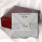 I LOVE YOU, FOREVER AND ALWAYS, INTERLOCKING HEART NECKLACE WITH MESSAGE CARD, NECKLACE JEWELERY WITH MESSAGE CARD FOR HER, BIRTHDAY ANNIVERSARY GIFT