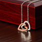 TO MY SOULAMTE, LOVE KNOT NECKACLE, BEAUTIFUL GIFT FOR HER WITH MESSGAGE CARD. BIRTHDAY AND ANNIVERSARY GIFT FOR WIFE