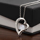 I LOVE YOU,TO MY SOULMATE MESSAGE CARD, FOREVER LOVE NECKLACE, VALENTINE, ANNIVERSARY AND BIRTHDAY GIFT FOR HER