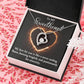 FOREVER LOVE NECKLACE WITH MESSAGE CARD FOR MY SOULMATE, ANNIVERSARY AND BIRTHDAY GIFT FOR HER, JWELERY NECKLACE FOR WIFE/GIRLFRIEND