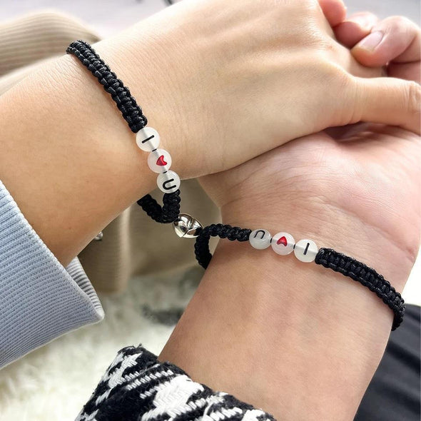 ILOVEYOU Letter Bracelet | Couple Bracelet