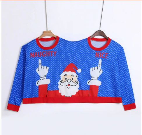 Couples Pullovers - Ugly Santa Christmas Sweater