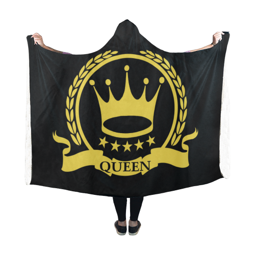 Golden Queen Hooded Blanket