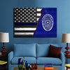 Personalized Police Officer Wall Art Canvas