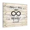 Personalized Infinity Love Canvas Print