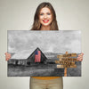 American Barn Personalized Canvas With Multi Names