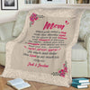 "This Blanket Has Our Hugs & Kisses"  Nana/Papa/Dad/Grandpa/Grandma/Mom/Grandpa & Grandma Customized Blanket With Grand Kids/Kids Name