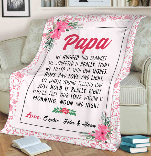 "We Hugged This" Custom Blanket - Perfect Christmas Gift