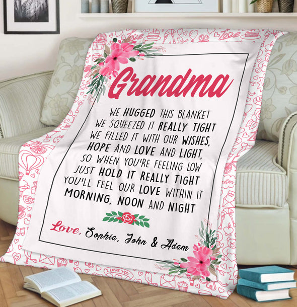 "We Hugged This" Custom Blanket - Perfect Christmas Gift