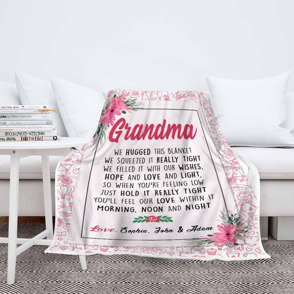 "We Hugged This" Custom Blanket - Perfect Christmas Gift