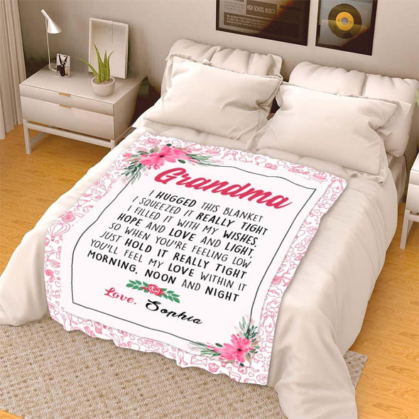 "We Hugged This" Custom Blanket - Perfect Christmas Gift