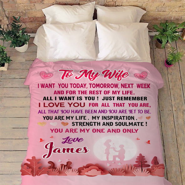 To My Wife "All I Want Is Just You"