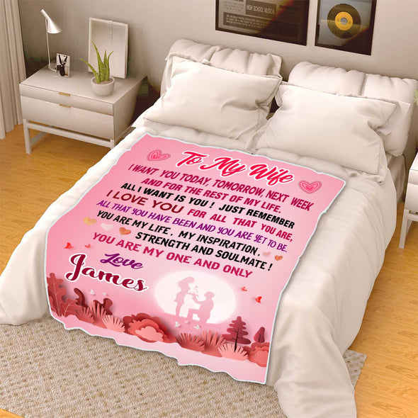 To My Wife "All I Want Is Just You"