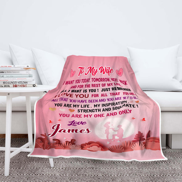 To My Wife "All I Want Is Just You"