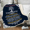 "To My Girlfriend Forever And Together "- Personalized Blanket