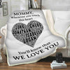 "We Love You" Customized Blanket For Grandma/Grandpa/Papa/Mamma/Auntie
