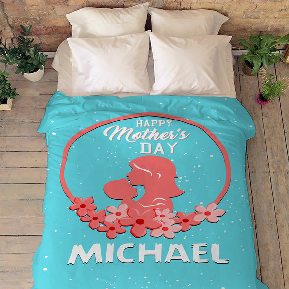 "Happy Mother's Day "- Personalized Blanket