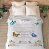 "Mom Love Is Within It Morning, Noon And Night "- Personalized Blanket