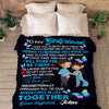 "To My Girlfriend I Will Forever Be There"- Personalized Blanket
