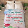 "To My Mother You're The Sunshine To Light My Day"- Personalized Blanket