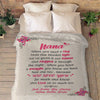 "This Blanket Has Our Hugs & Kisses"  Nana/Papa/Dad/Grandpa/Grandma/Mom/Grandpa & Grandma Customized Blanket With Grand Kids/Kids Name