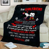 "To My Girlfriend You Are Braver"- Personalized Blanket