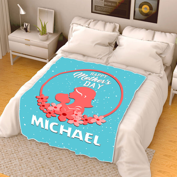 "Happy Mother's Day "- Personalized Blanket
