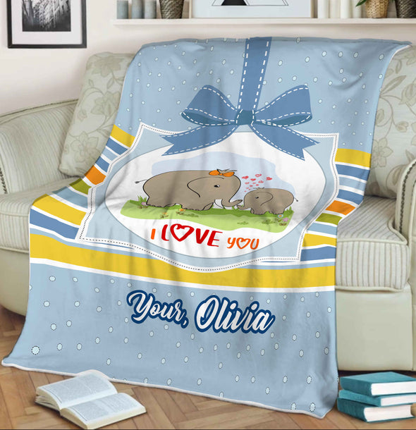 "To My Mother I Love You"- Personalized Blanket