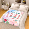 "To My Mother You're The Sunshine To Light My Day"- Personalized Blanket